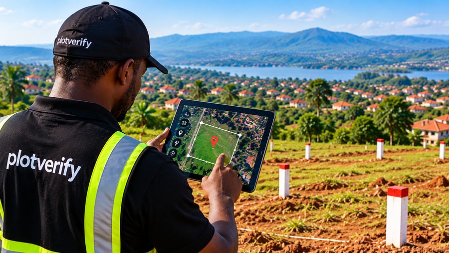 Plot map check on site